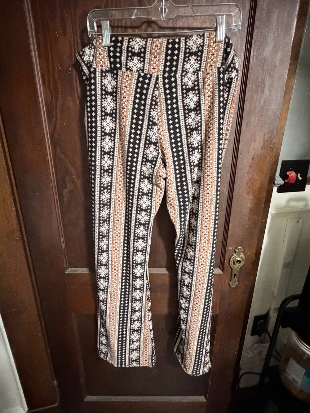 Boho stretch plus size bell bottoms